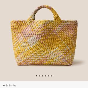 NAGHEDI St. Barths Medium Tote saffron watercolor